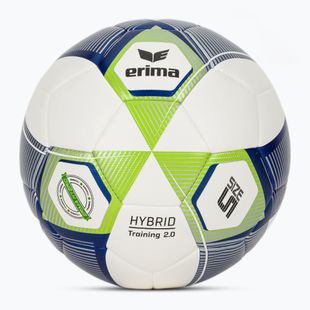 Piłka do piłki nożnej ERIMA Hybrid Training 2.0 size 5 metallic blue/silver/lime