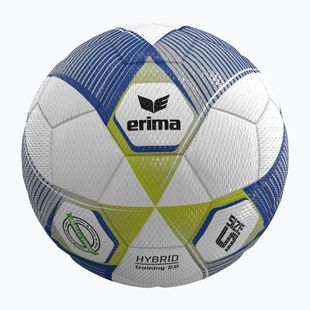 Piłka do piłki nożnej ERIMA Hybrid Training 2.0 size 5 metallic blue/silver/lime