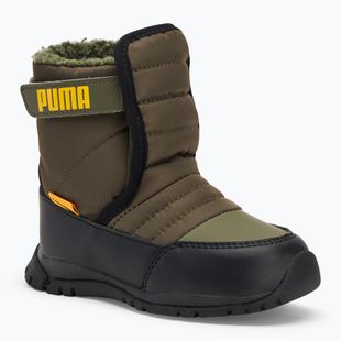 Śniegowce dziecięce PUMA Nieve Boot WTR AC Inf grape leaf/ saffron