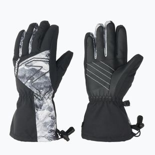 Rękawice narciarskie dziecięce ZIENER Laval Aquashield AW black/grey mountain