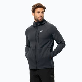 Bluza polarowa męska Jack Wolfskin Kolbenberg Hooded Fz phantom