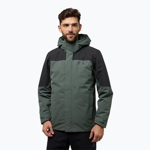 Kurtka 3w1 męska Jack Wolfskin Romberg 3In1 slate green