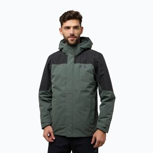 Kurtka 3w1 męska Jack Wolfskin Romberg 3In1 slate green