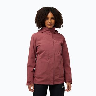 Kurtka 3w1 damska Jack Wolfskin Rotwand 3In1 red ochre