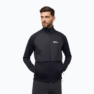 Bluza polarowa męska Jack Wolfskin Dormer black