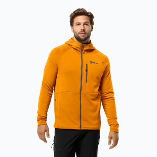 Bluza polarowa męska Jack Wolfskin Kolbenberg Hooded Fz safflower