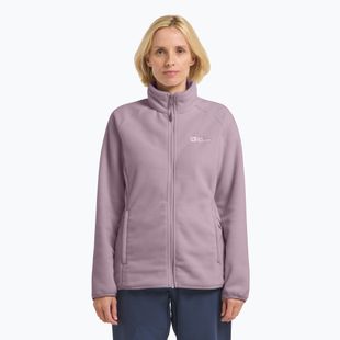 Bluza polarowa damska Jack Wolfskin Moonrise Full Zip wild blossom