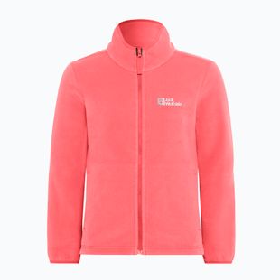 Bluza polarowa dziecięca Jack Wolfskin Taunus sunset coral