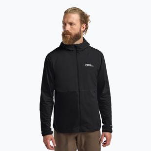 Bluza trekkingowa męska Jack Wolfskin Prelight Trail Hoody black