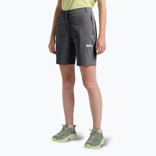 Spodenki trekkingowe damskie Jack Wolfskin Hikeout black