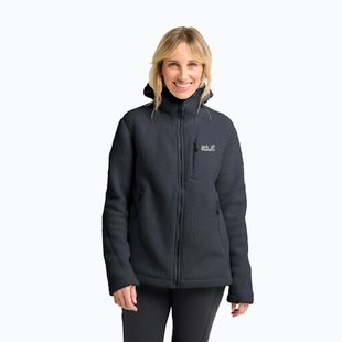 Bluza polarowa damska Jack Wolfskin Cradle Mountain Pile Full Zip phantom