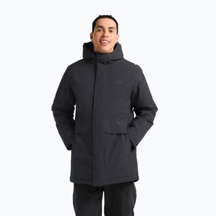 Płaszcz ocieplany męski Jack Wolfskin Cold Camp Coat black