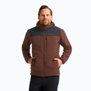 Bluza polarowa męska Jack Wolfskin Kammweg Pile Fz hot choc