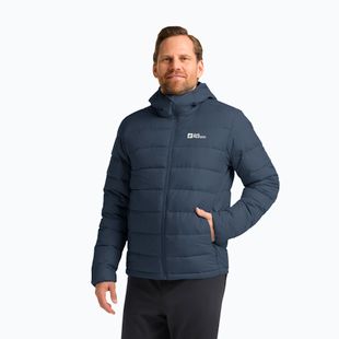 Kurtka puchowa męska Jack Wolfskin Ather Down Hoody midnight sky/dark navy