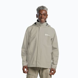 Kurtka przeciwdeszczowa męska Jack Wolfskin Trailtime 2L linen