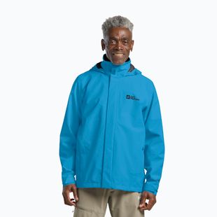 Kurtka przeciwdeszczowa męska Jack Wolfskin Trailtime 2L aurora blue