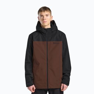 Kurtka 3w1 męska Jack Wolfskin Taubenberg 3In1 hot choc