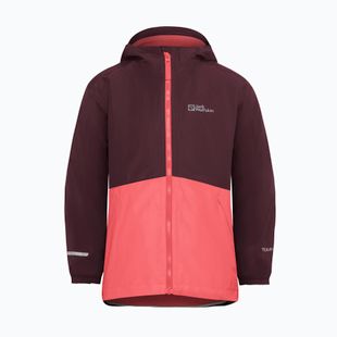 Kurtka 3w1 dziecięca Jack Wolfskin Iceland 3IN1 sunset coral