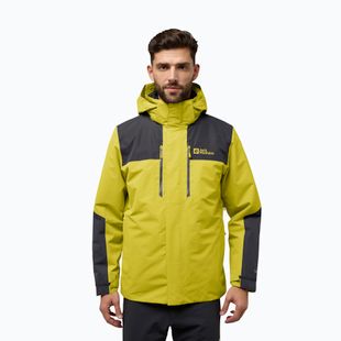 Kurtka 3w1 męska Jack Wolfskin Jasper 3In1 chartreuse
