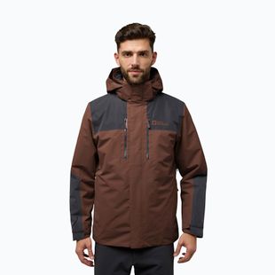 Kurtka 3w1 męska Jack Wolfskin Jasper 3In1 hot choc