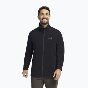 Bluza polarowa męska Jack Wolfskin Taunus 100 Full Zip black