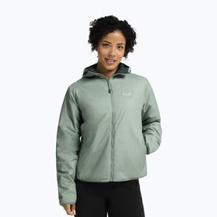 Kurtka ocieplana damska Jack Wolfskin Trail Light Ins 2IN1 green zinnia