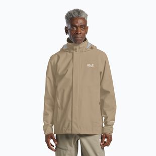 Kurtka przeciwdeszczowa męska Jack Wolfskin Trailtime 2L hazel wood