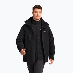 Kurtka 3w1 męska Jack Wolfskin Jasper Pro 3IN1 black