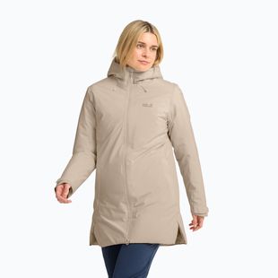 Kurtka przeciwdeszczowa damska Jack Wolfskin Heidelstein 2 Ins oyster