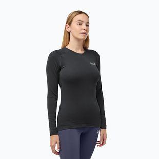 Bluza termoaktywna damska Jack Wolfskin Infinite Warm LS black