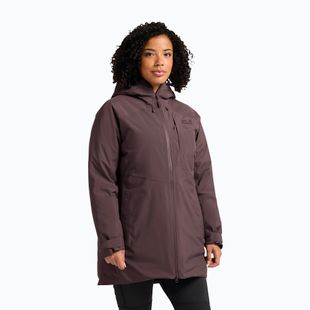 Kurtka puchowa damska Jack Wolfskin Icecape 2L Down Ins Rds sheer plum