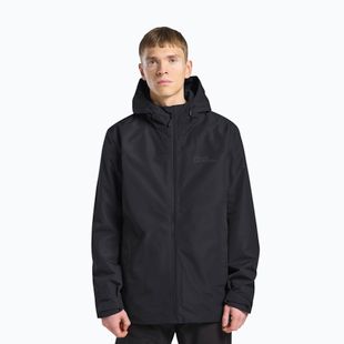 Kurtka 3w1 męska Jack Wolfskin Taubenberg 3In1 black