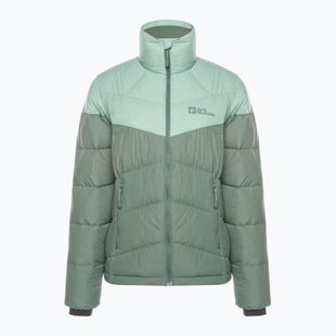 Kurtka puchowa damska Jack Wolfskin Herzberg Down hedge green