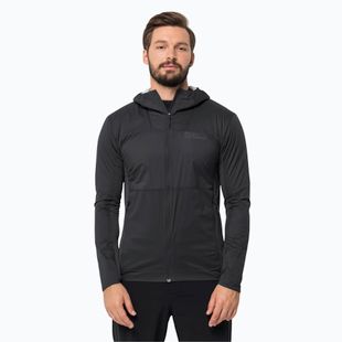 Kurtka hybrydowa męska Jack Wolfskin Prelight Alpha black