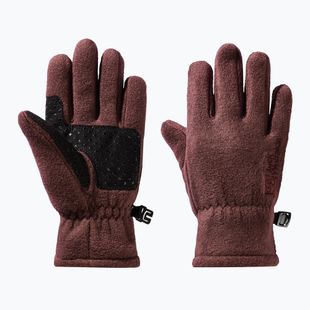 Rękawiczki trekkingowe dziecięce Jack Wolfskin Fleece Glove boysenberry