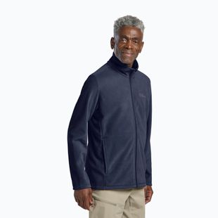 Bluza polarowa męska Jack Wolfskin Taunus Fz night blue