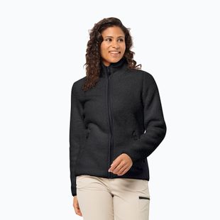 Bluza polarowa damska Jack Wolfskin High Curl black