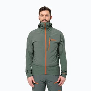 Kurtka softshell męska Jack Wolfskin Alpspitze Hoody hedge green