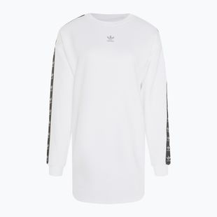 Sukienka adidas Crew Long Sleeve white