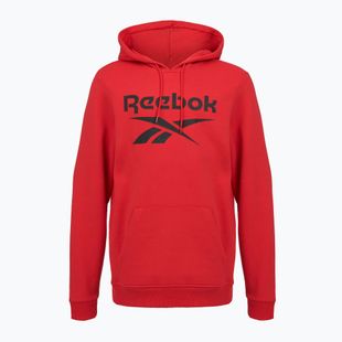 Bluza męska Reebok Identity Big Logo Fleece Hoodie vector red/black