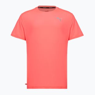 Koszulka do biegania męska PUMA Run Cloudspun SS Tee Pink/Silver