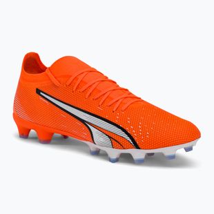 Buty piłkarskie męskie PUMA Ultra Match FG/AG ultra orange/puma white/blue glimmer