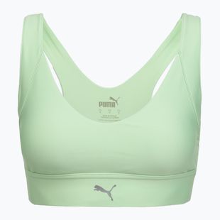 Biustonosz do biegania PUMA High Impact Ultraform Running Bra green/silver