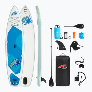 Zestaw deska SUP pompowana F2 Pure 11'5" Multiset white