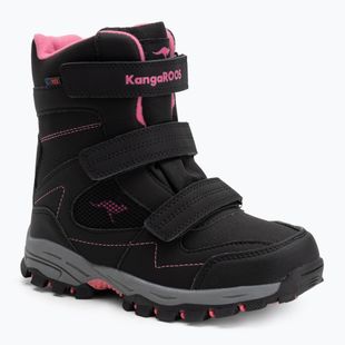 Śniegowce dziecięce KangaROOS K-Robi KTX jet black/daisy pink