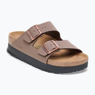 Klapki BIRKENSTOCK Arizona Flex Platform Birko-Flor mocca