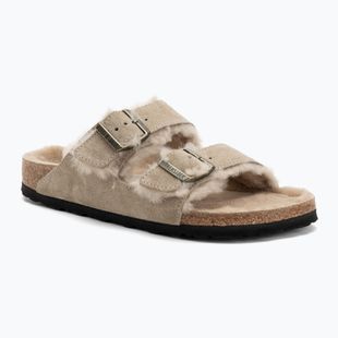 Klapki BIRKENSTOCK Arizona Shearling SL Narrow taupe