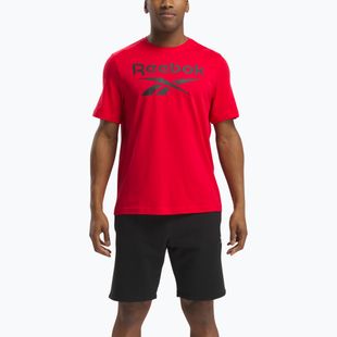 Koszulka męska Reebok Reebok Identity Big Logo Tee vector red
