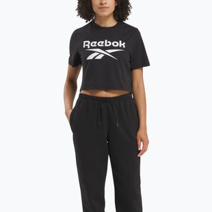 Koszulka damska Reebok Identity Big Logo Crop Tee black