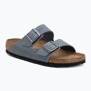 Klapki BIRKENSTOCK Arizona Soft Footbed Oiled Leather Narrow elemental blue
